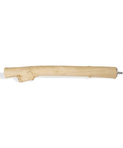 Coffee Wood Straight Perch Large